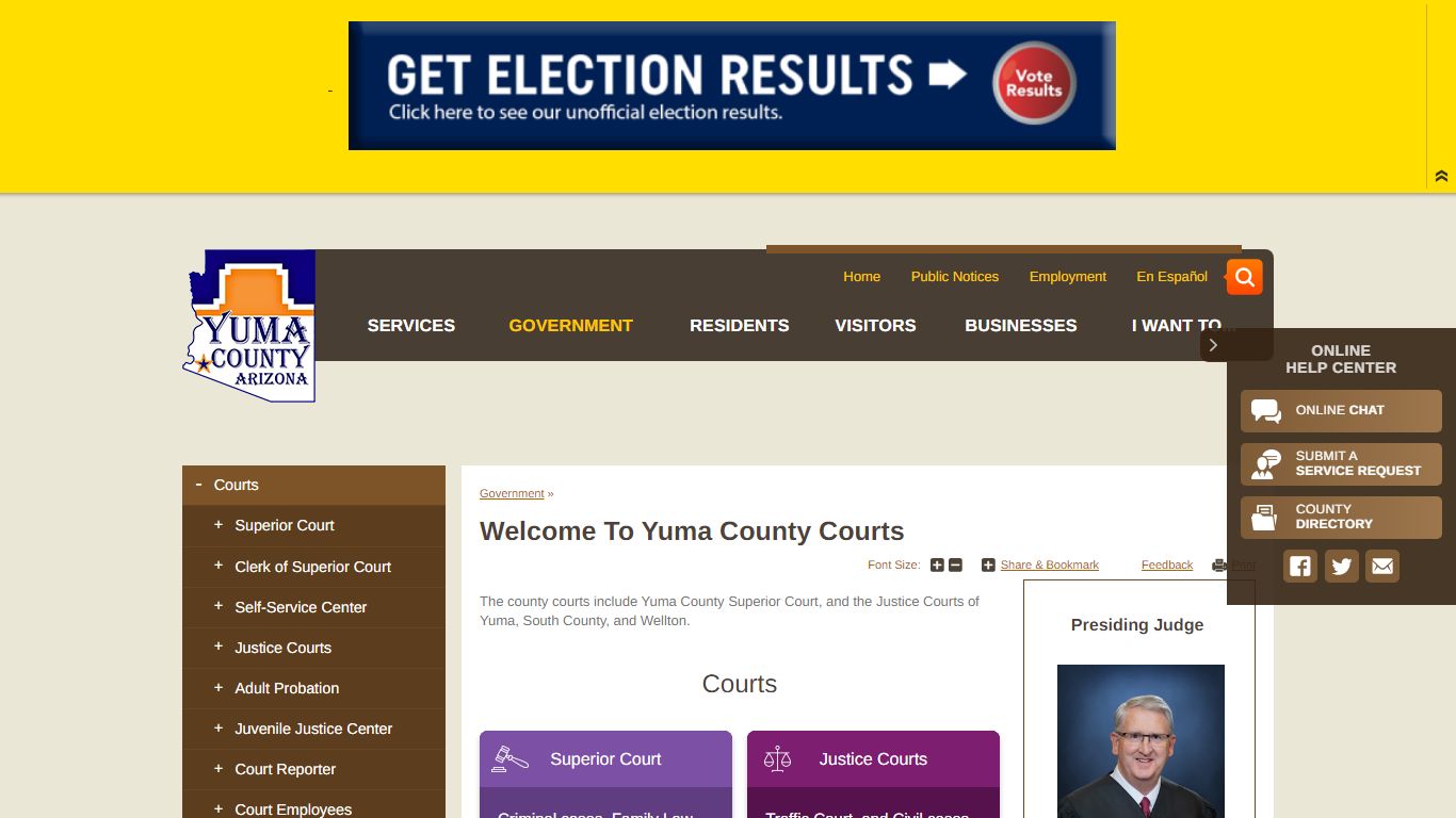 Welcome to Yuma County Courts | Yuma County